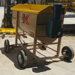 3413 Batch Mixer on Pneumatic Wheels | Kase Conveyors