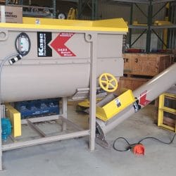 3423 Batch Mixer with Screw Conveyor | Kase Conveyors
