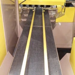 5661 N-Line Filler with Tray Belt and Easy-Adjust Guide Rails | Kase Conveyors