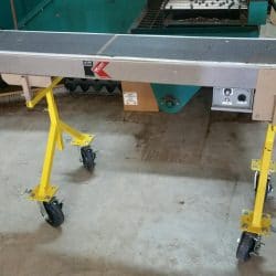 4114 Conveyor with Casters | Kase Conveyors