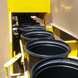 5661 N-Line Filler with 5-Gallon Pots | Kase Conveyors