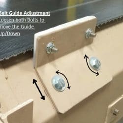 4800 Overhead Conveyor Belt Guide Adjustment | Kase Conveyors